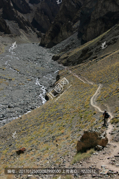 山谷和山脈-喜馬拉雅山；印度