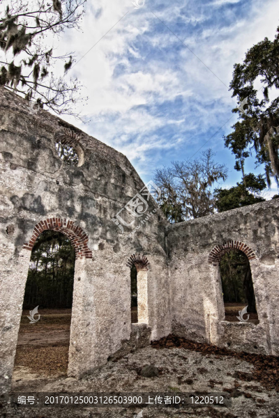 教堂遺址的HDR