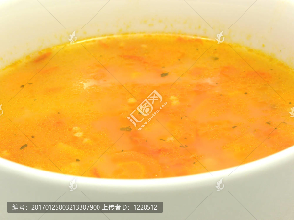 用胡蘿卜和高粱接近湯