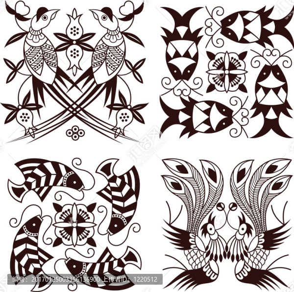 花抽象剪影4-匯圖網(wǎng) www.fosd68.com 花抽象剪影4