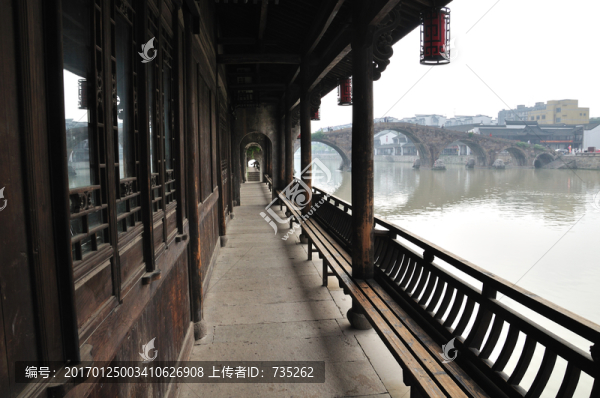 杭州塘棲古鎮(zhèn)風光