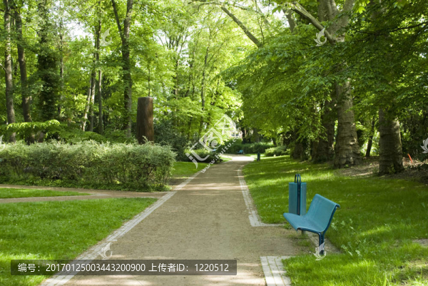 在公園里的一點散步