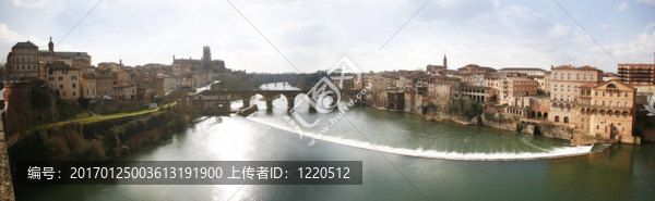 阿爾比河全景