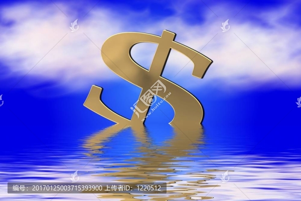 沉沒美元符號黃金