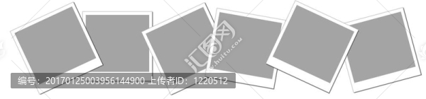 孤立的空白寶麗來(lái)幀