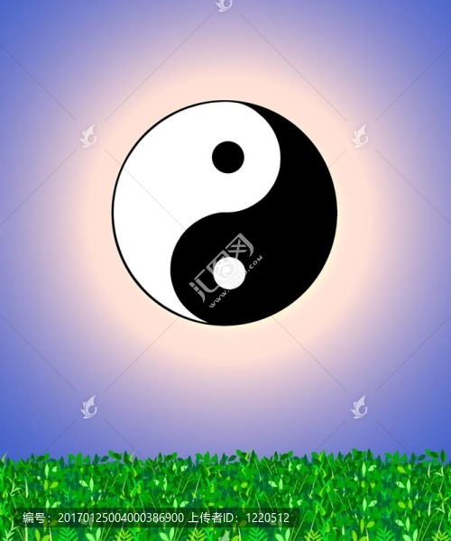 陰陽(yáng)標(biāo)志背景