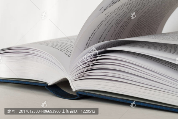 打開的書