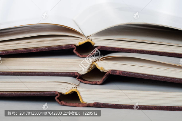 打開的書