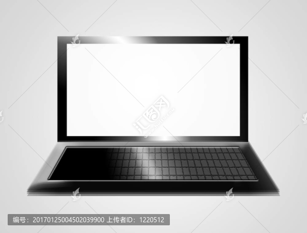 黑色的筆記本電腦