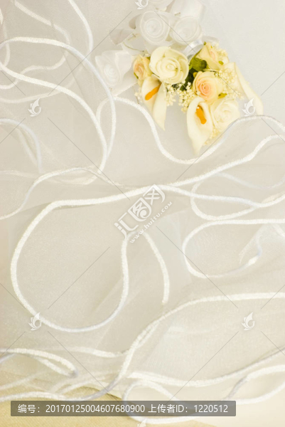 婚禮鮮花面紗