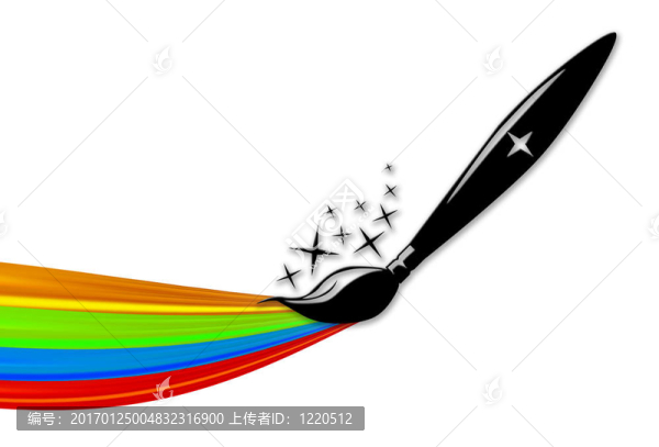 畫筆的顏色