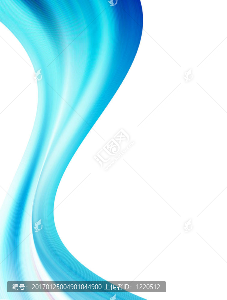 藍(lán)色的波浪