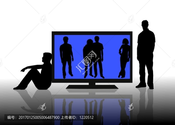 平板電視和人