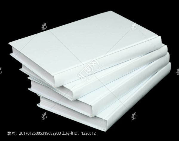 從四冊書上的一個黑色的