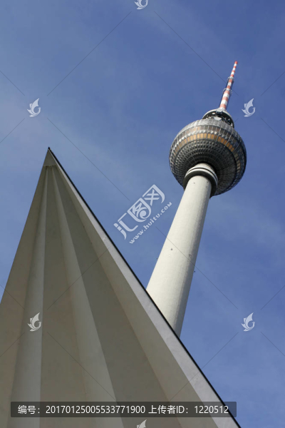 在柏林televisiontower或電視塔
