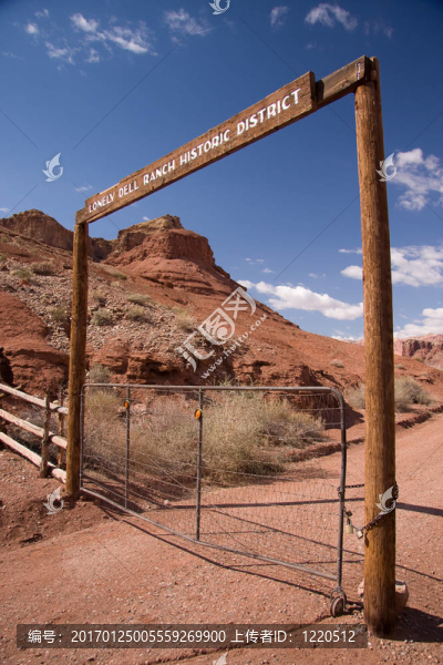 孤獨的戴爾牧場歷史遺址