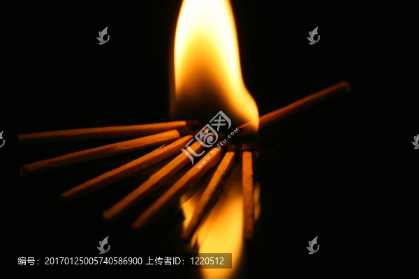 燃燒的火柴