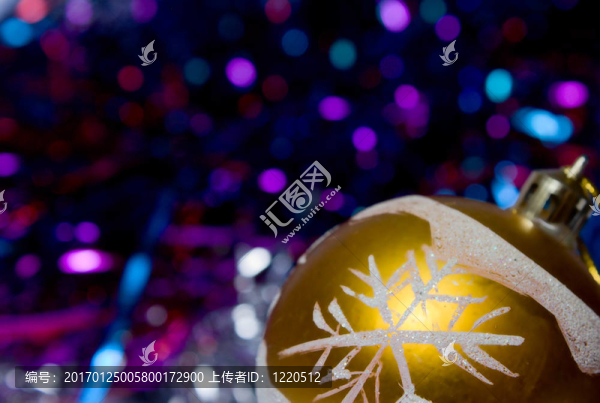 金球的新年背景