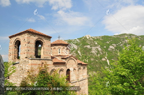 中世紀(jì)的保加利亞教會(huì)在Assen,`的堡壘