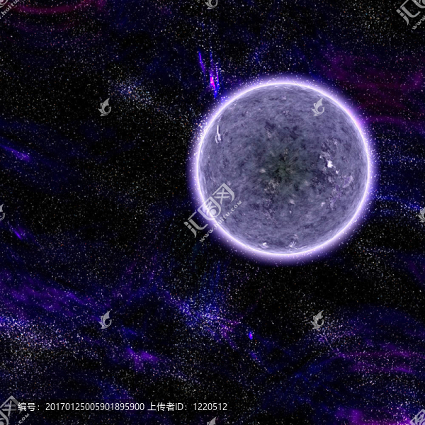宇宙空間的星球