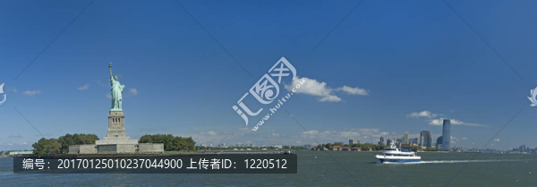 自由女神像全景