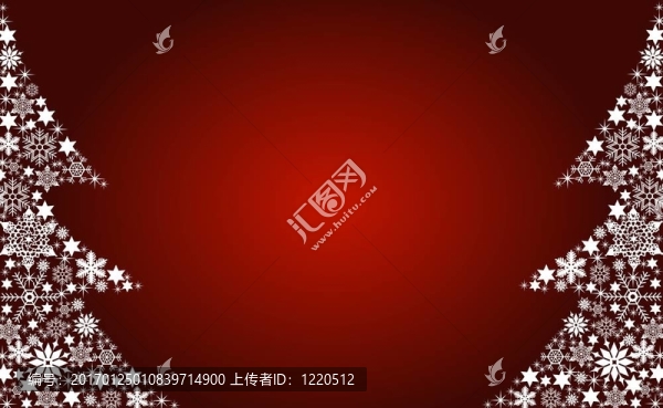 圣誕樹背景紅