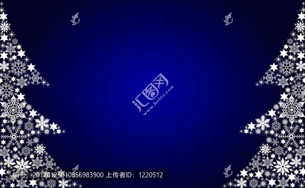 圣誕樹背景藍(lán)色