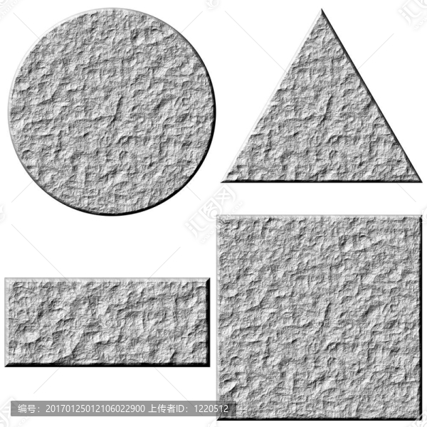 3D,Stone,Buttons