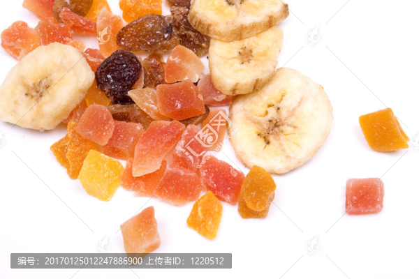 干燥的熱帶水果
