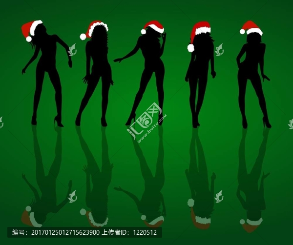 性感圣誕女郎