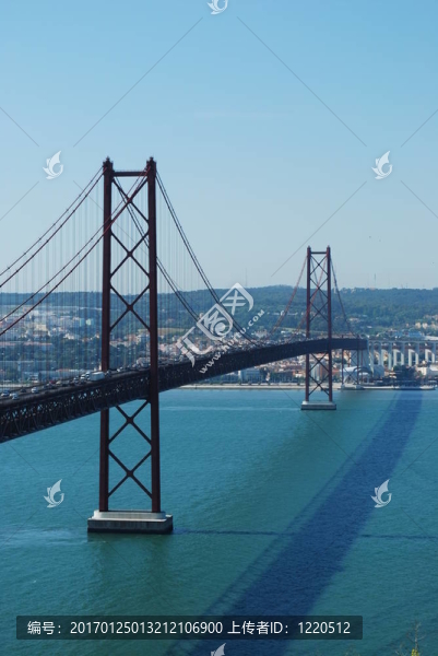 Lisbon,4月25日大橋；在葡萄牙