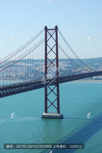 Lisbon,4月25日大橋；在葡萄牙