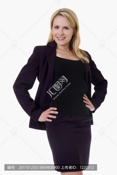 金發(fā)的女商人