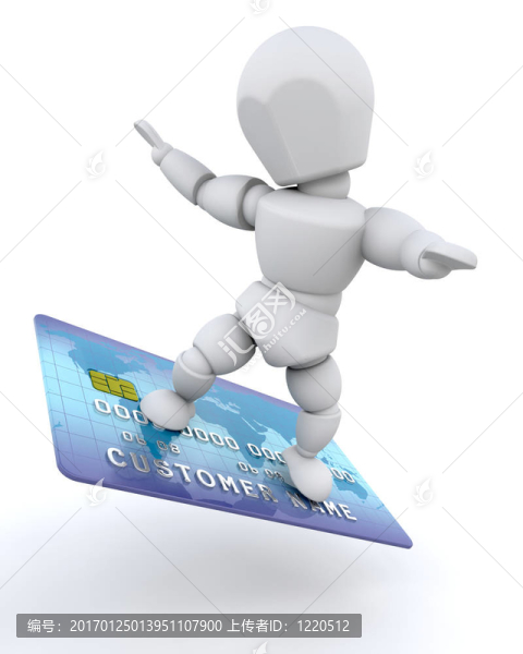 有信用卡的男人