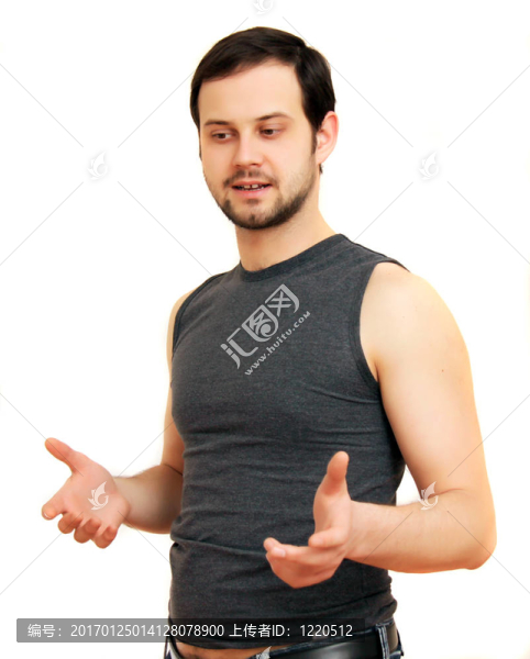 風(fēng)格的白人男子與胡子