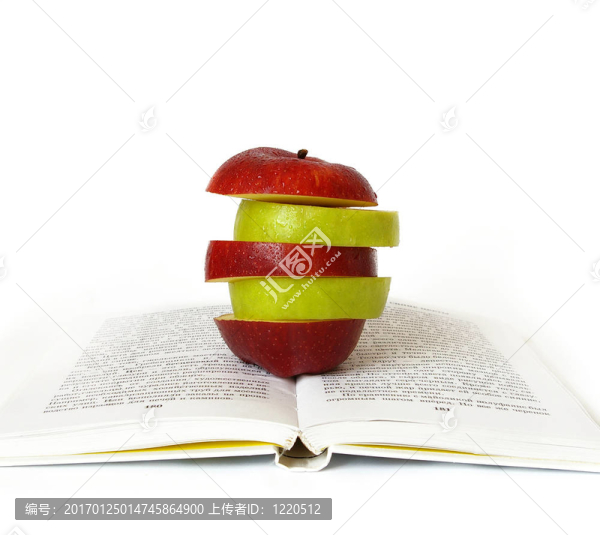 蘋果上的書
