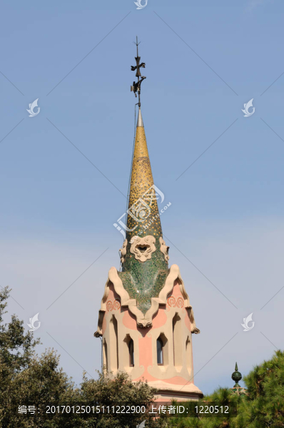 Parc,G錕絜會(huì)建筑；西班牙巴塞羅那