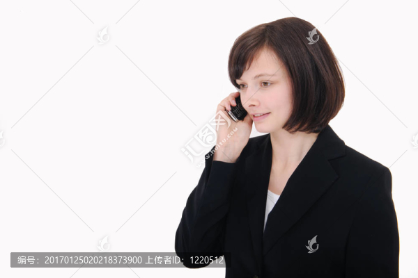 商人講電話