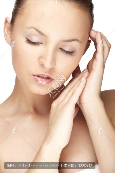 清新美麗的性感女人