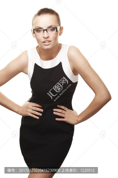 美麗性感的女商人