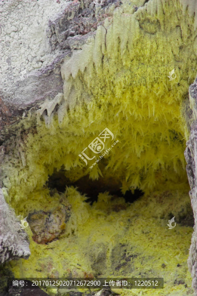 火山口的底部
