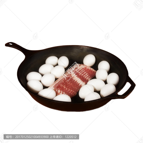 熏肉和雞蛋