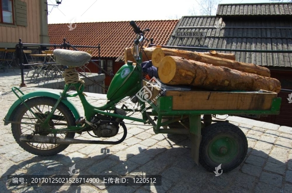 古老的摩托車