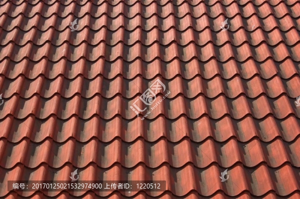 紅瓦屋頂背景