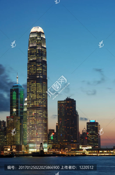 香港的日落