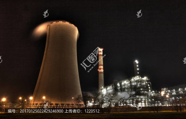 夜間石化廠