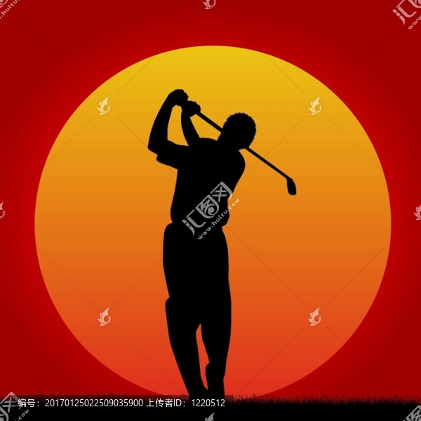 日落高爾夫球員