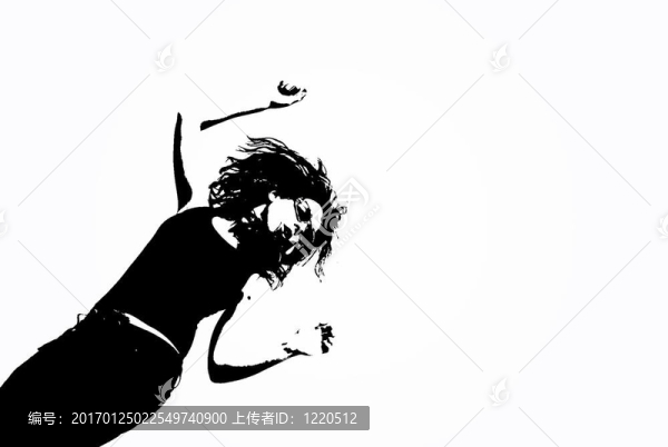 幸福的女人-白色的孤立