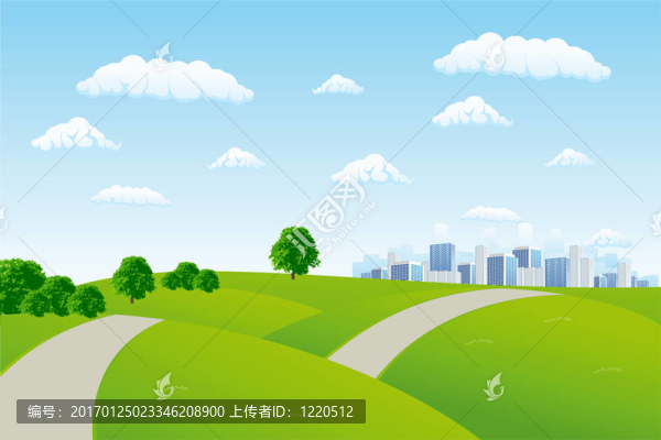 夏天的城市