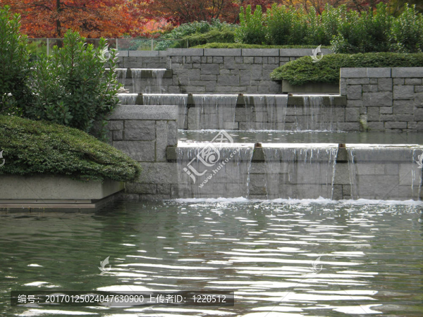 公園里的噴泉